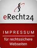 eRecht24-Siegel für Impressum